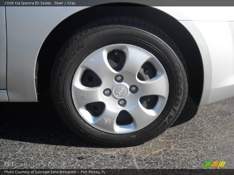 Silver / Gray 2008 Kia Spectra EX Sedan