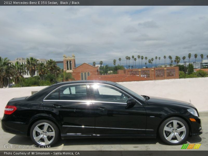 Black / Black 2012 Mercedes-Benz E 350 Sedan