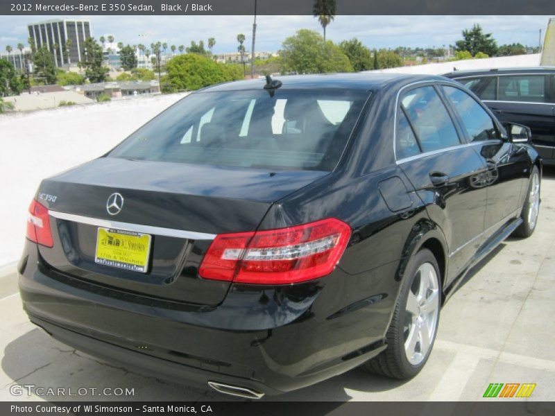 Black / Black 2012 Mercedes-Benz E 350 Sedan
