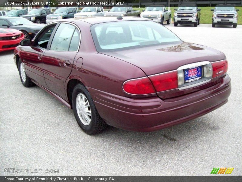 Cabernet Red Metallic / Medium Gray 2004 Buick LeSabre Custom