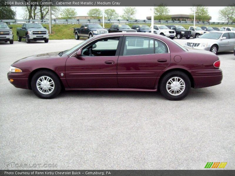 Cabernet Red Metallic / Medium Gray 2004 Buick LeSabre Custom