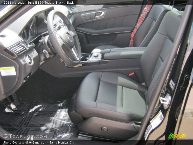 Black / Black 2012 Mercedes-Benz E 350 Sedan