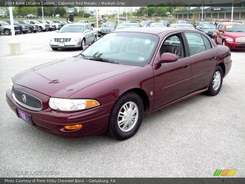 Cabernet Red Metallic / Medium Gray 2004 Buick LeSabre Custom