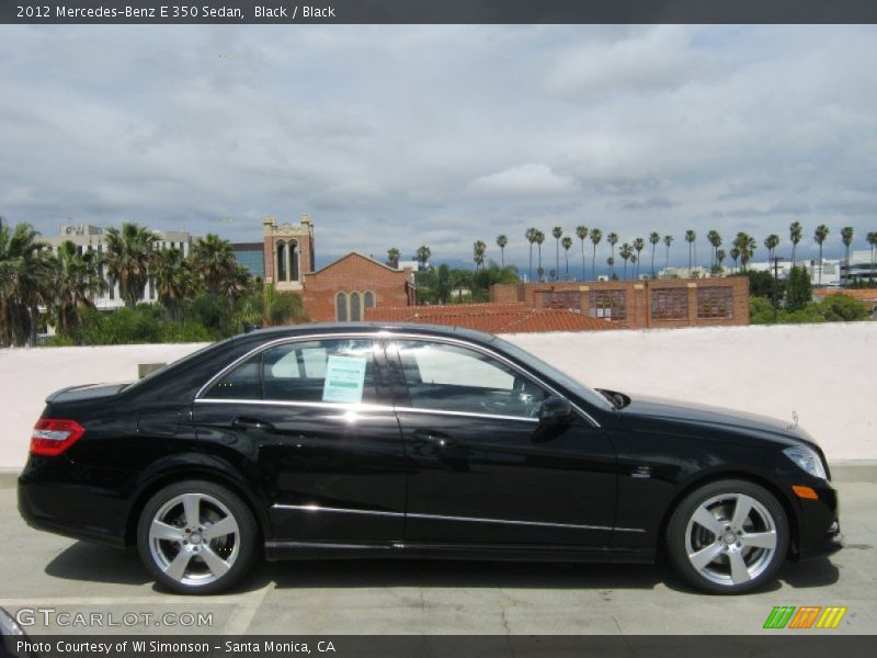 Black / Black 2012 Mercedes-Benz E 350 Sedan