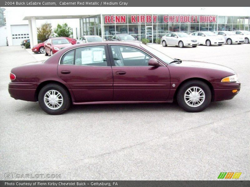 Cabernet Red Metallic / Medium Gray 2004 Buick LeSabre Custom