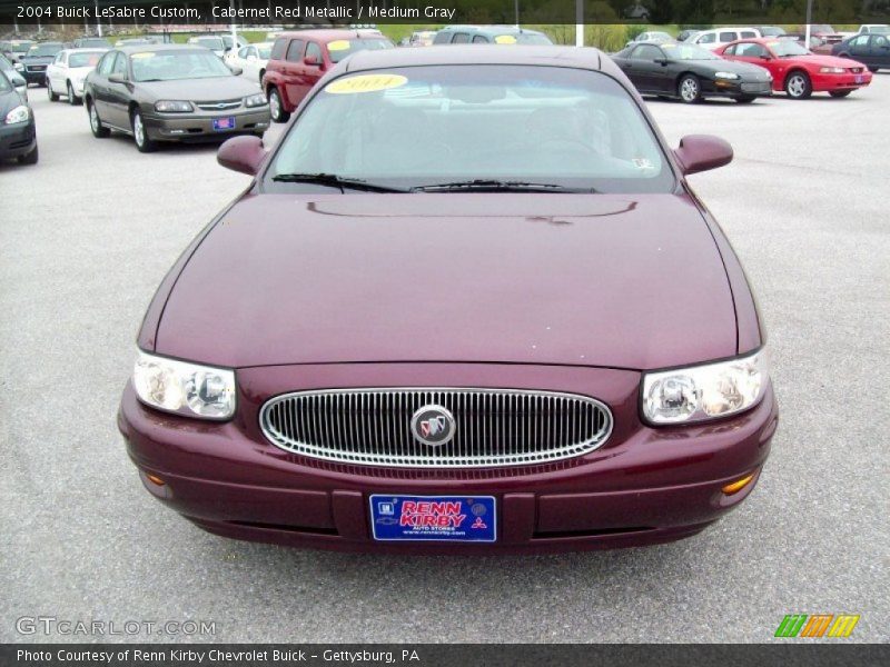 Cabernet Red Metallic / Medium Gray 2004 Buick LeSabre Custom