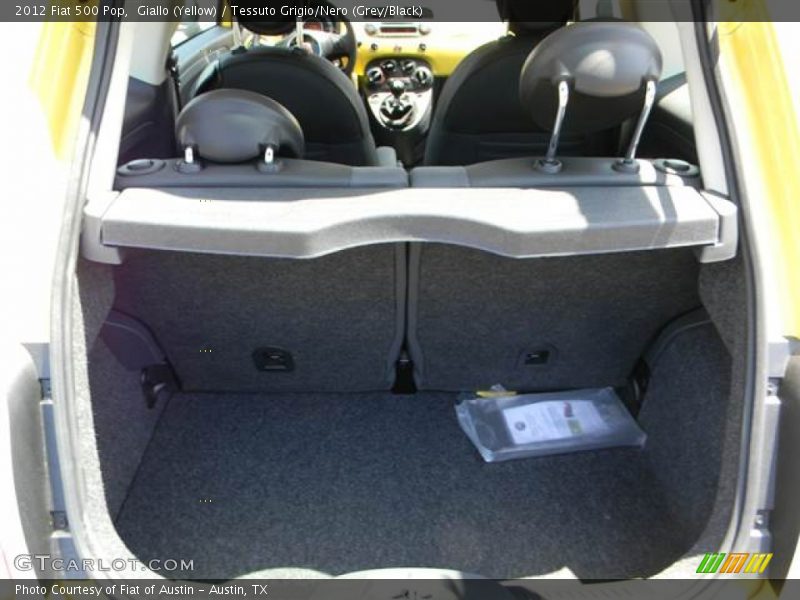Giallo (Yellow) / Tessuto Grigio/Nero (Grey/Black) 2012 Fiat 500 Pop