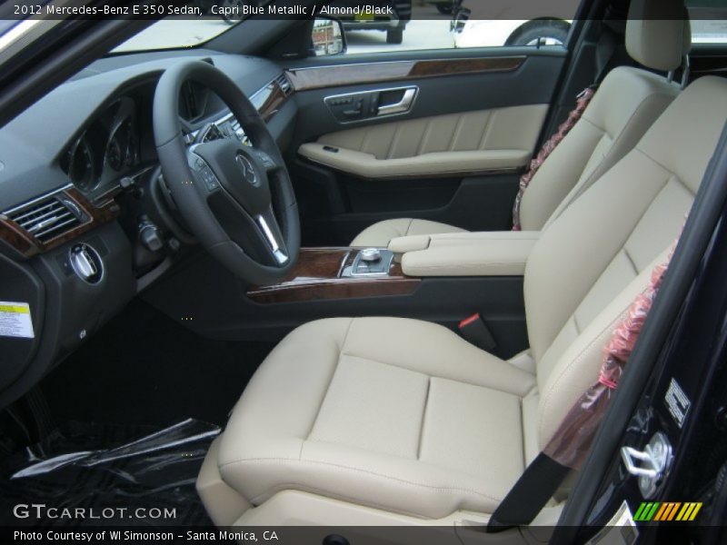 Capri Blue Metallic / Almond/Black 2012 Mercedes-Benz E 350 Sedan