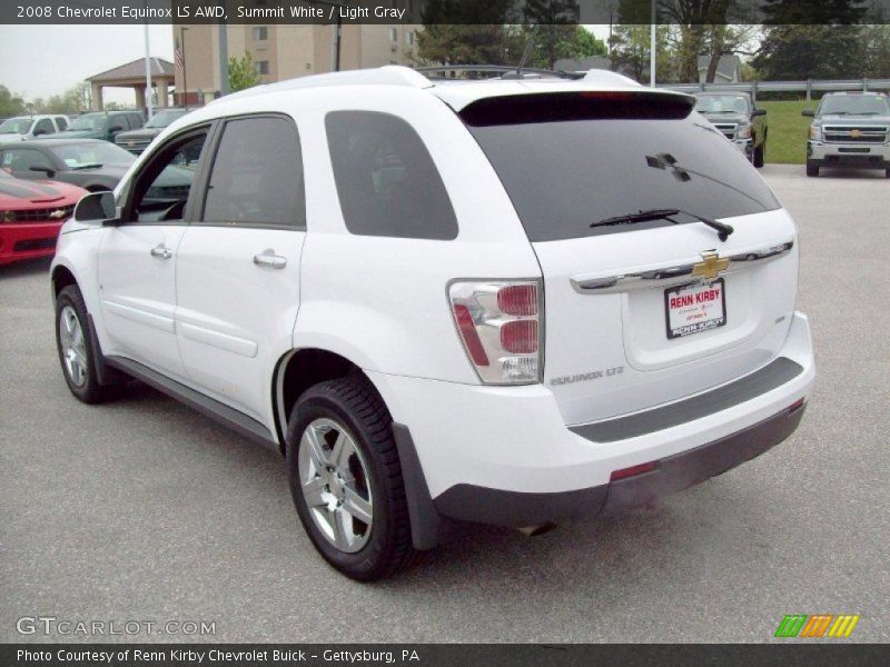 Summit White / Light Gray 2008 Chevrolet Equinox LS AWD