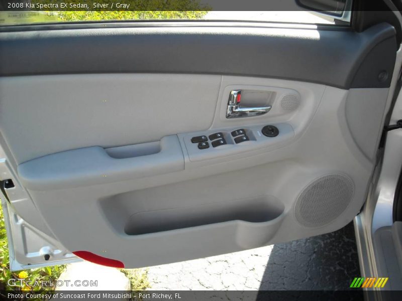 Silver / Gray 2008 Kia Spectra EX Sedan