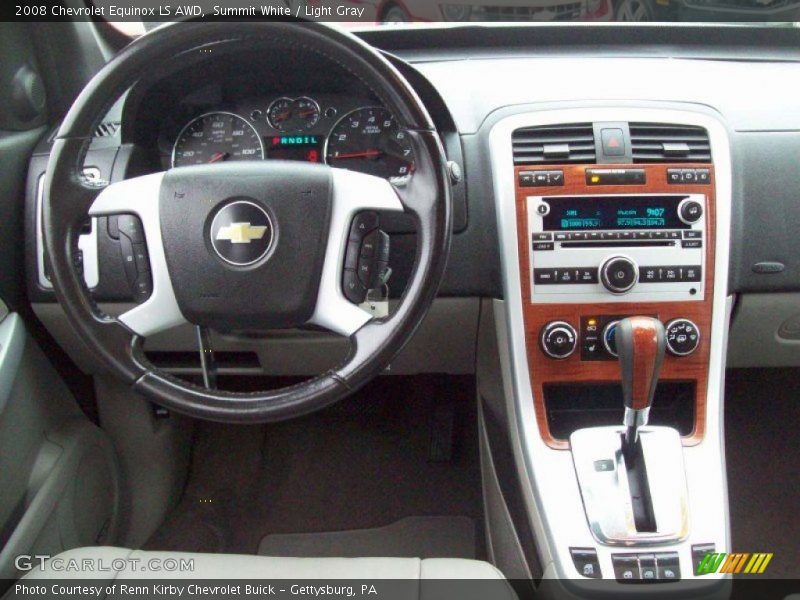 Summit White / Light Gray 2008 Chevrolet Equinox LS AWD