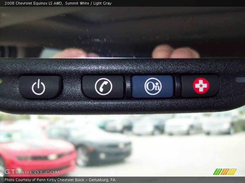 Summit White / Light Gray 2008 Chevrolet Equinox LS AWD
