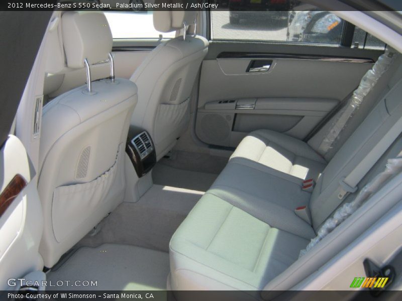 Paladium Silver Metallic / Ash/Grey 2012 Mercedes-Benz S 550 Sedan