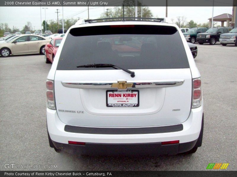 Summit White / Light Gray 2008 Chevrolet Equinox LS AWD