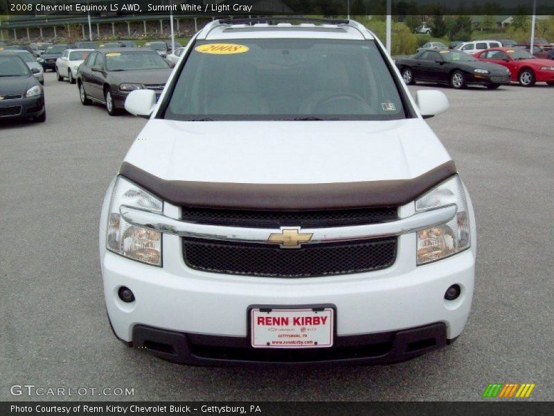 Summit White / Light Gray 2008 Chevrolet Equinox LS AWD