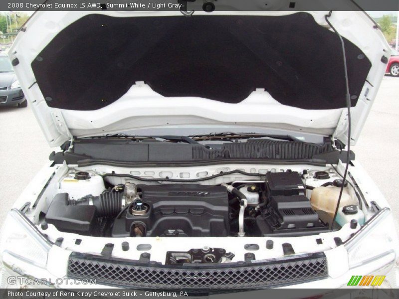 Summit White / Light Gray 2008 Chevrolet Equinox LS AWD
