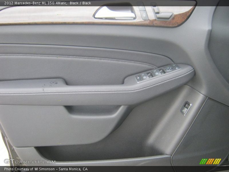 Black / Black 2012 Mercedes-Benz ML 350 4Matic