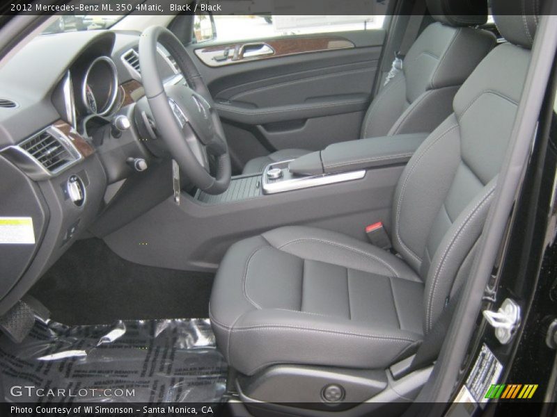 Black / Black 2012 Mercedes-Benz ML 350 4Matic