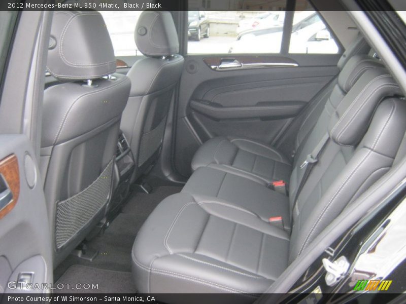 Black / Black 2012 Mercedes-Benz ML 350 4Matic