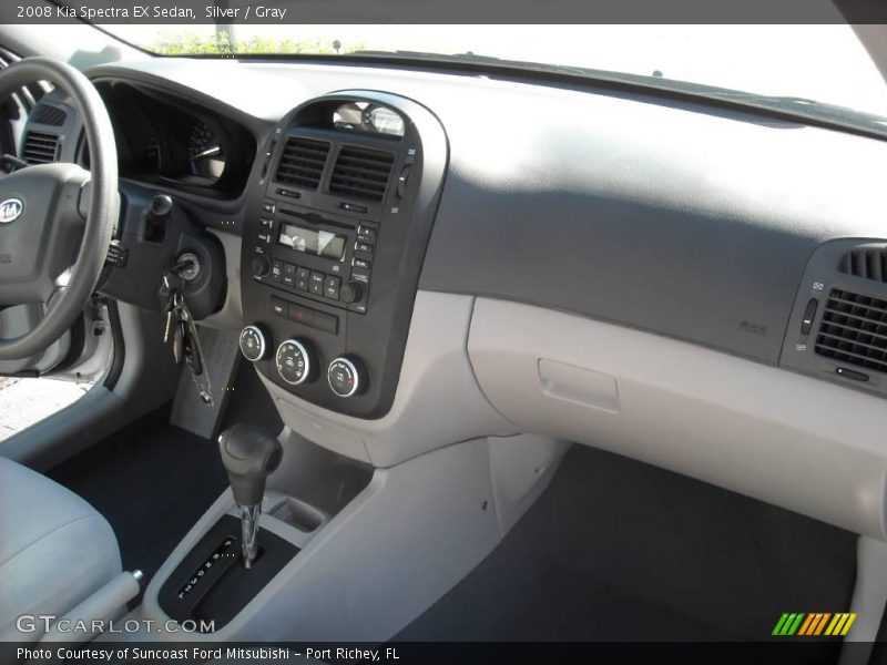 Silver / Gray 2008 Kia Spectra EX Sedan