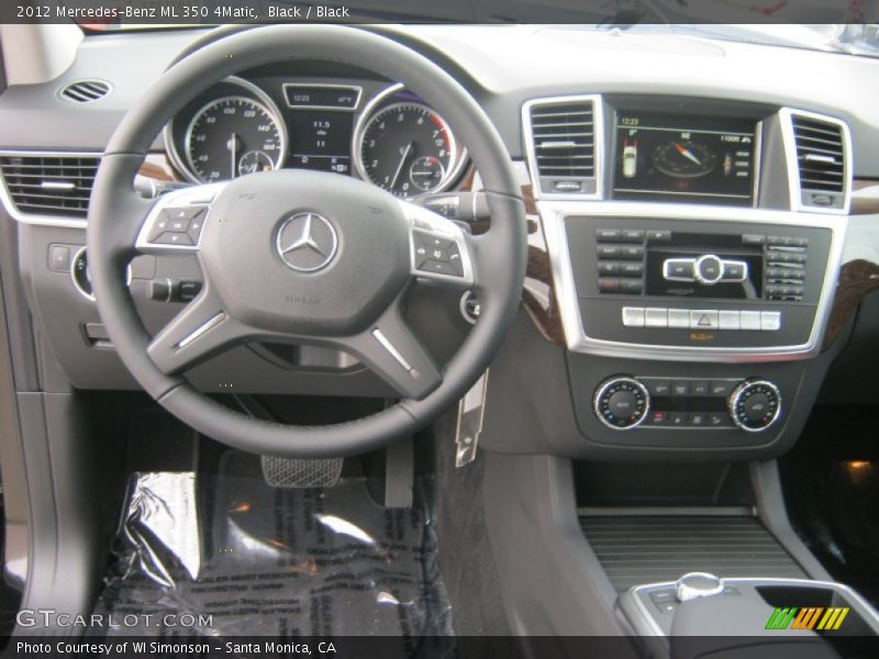 Black / Black 2012 Mercedes-Benz ML 350 4Matic