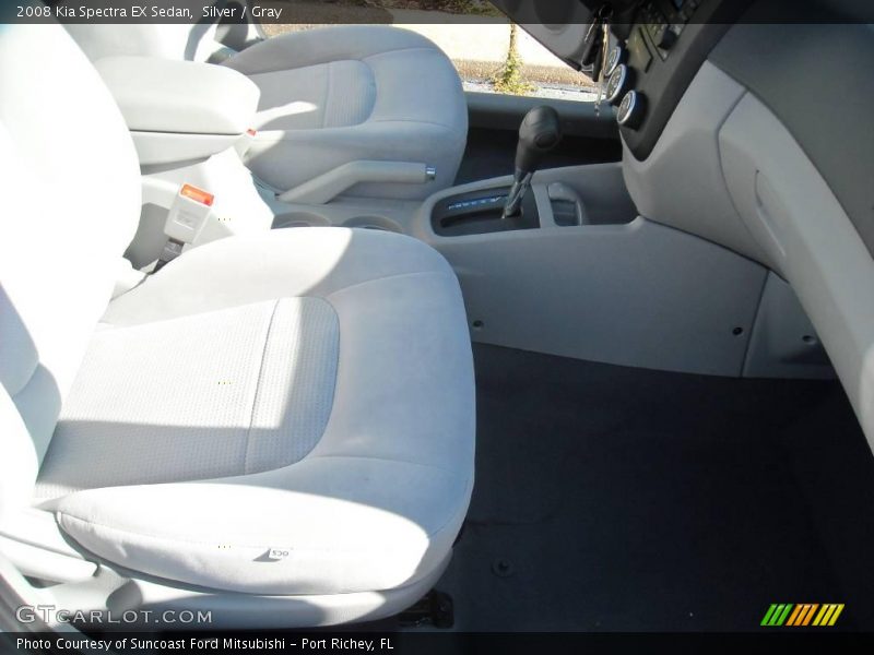 Silver / Gray 2008 Kia Spectra EX Sedan