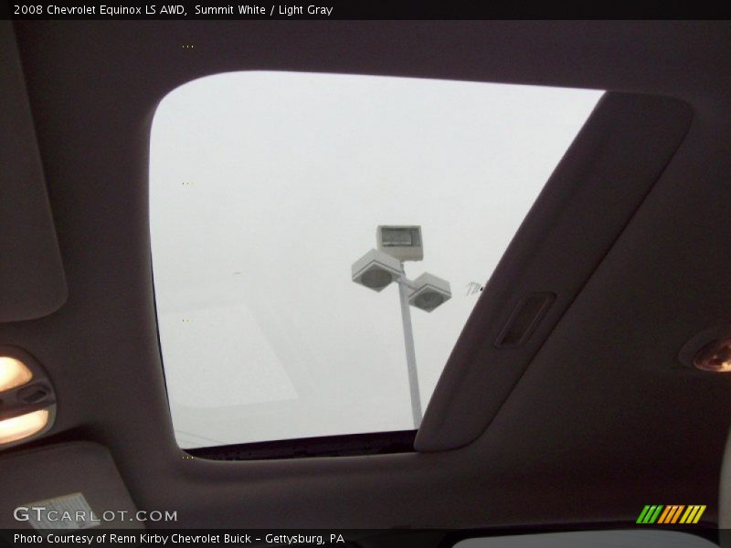 Summit White / Light Gray 2008 Chevrolet Equinox LS AWD