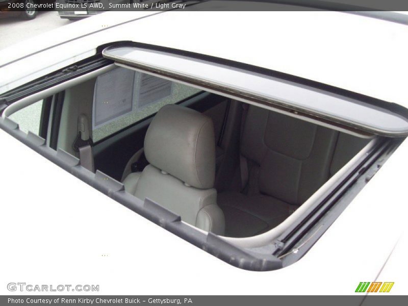 Summit White / Light Gray 2008 Chevrolet Equinox LS AWD