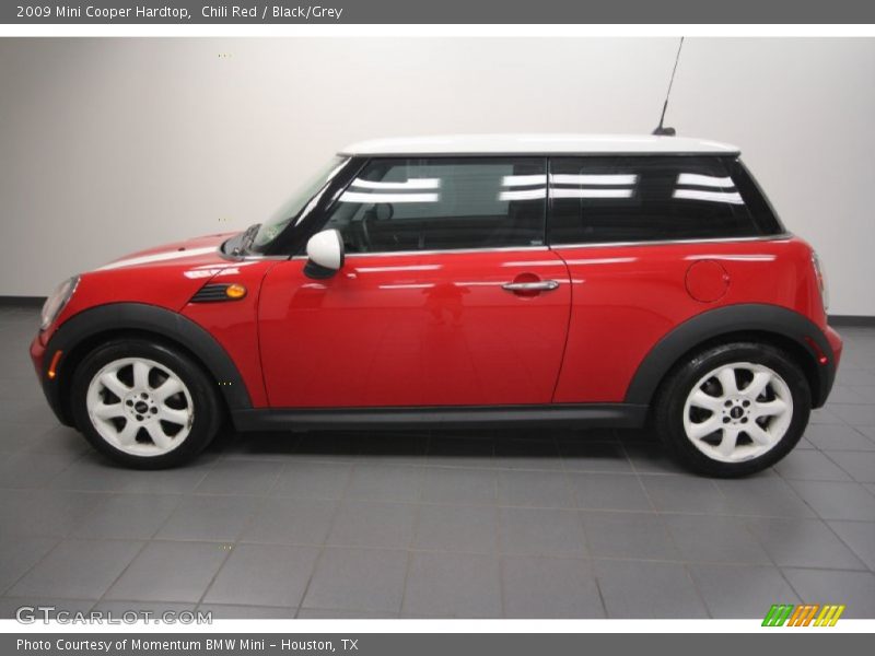 Chili Red / Black/Grey 2009 Mini Cooper Hardtop