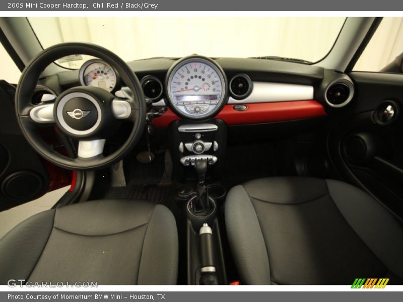 Chili Red / Black/Grey 2009 Mini Cooper Hardtop