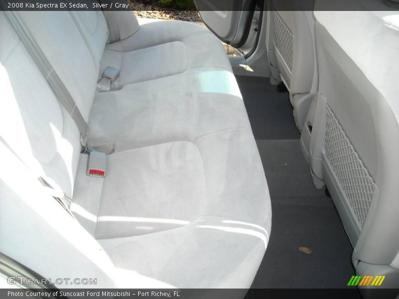 Silver / Gray 2008 Kia Spectra EX Sedan