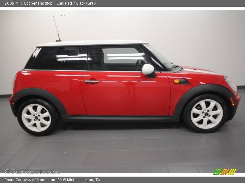 Chili Red / Black/Grey 2009 Mini Cooper Hardtop