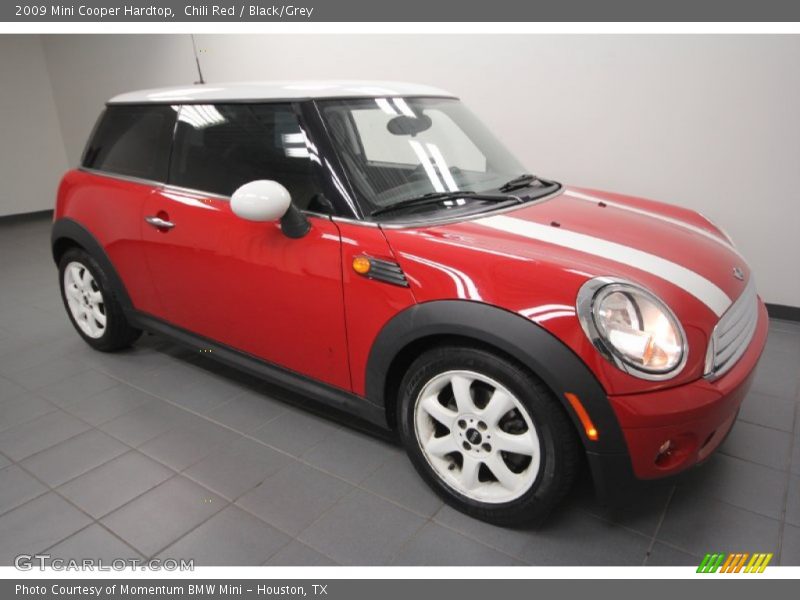 Chili Red / Black/Grey 2009 Mini Cooper Hardtop