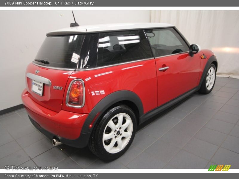 Chili Red / Black/Grey 2009 Mini Cooper Hardtop