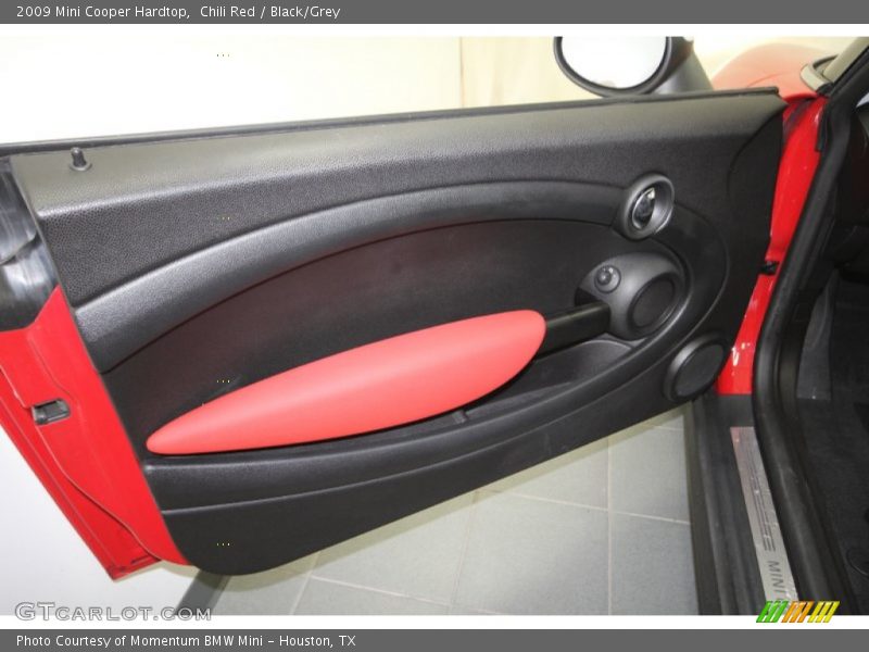 Chili Red / Black/Grey 2009 Mini Cooper Hardtop