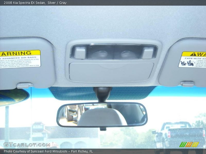 Silver / Gray 2008 Kia Spectra EX Sedan