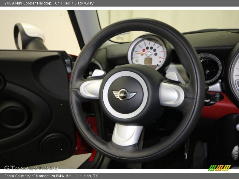 Chili Red / Black/Grey 2009 Mini Cooper Hardtop