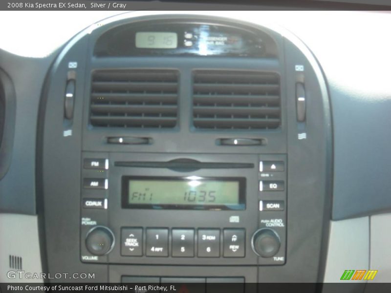 Silver / Gray 2008 Kia Spectra EX Sedan