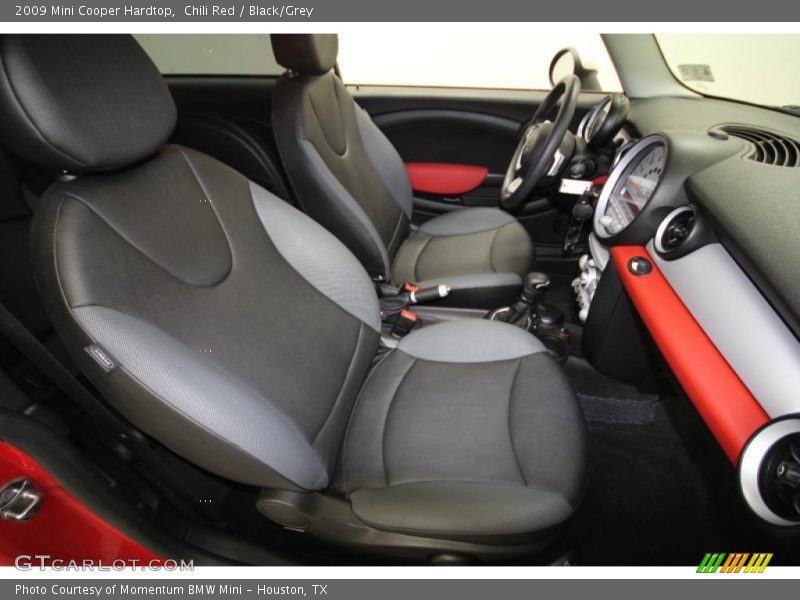 Chili Red / Black/Grey 2009 Mini Cooper Hardtop