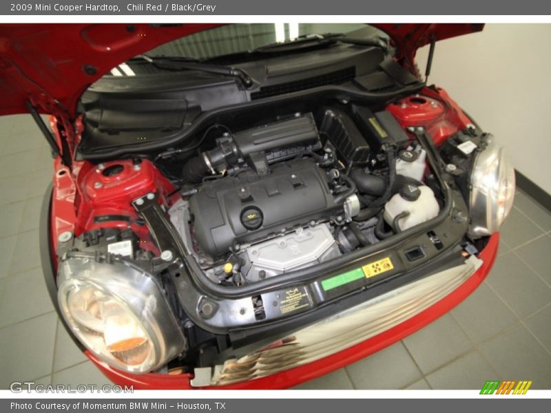 Chili Red / Black/Grey 2009 Mini Cooper Hardtop