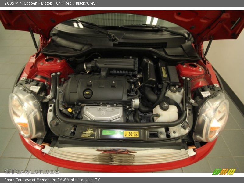 Chili Red / Black/Grey 2009 Mini Cooper Hardtop
