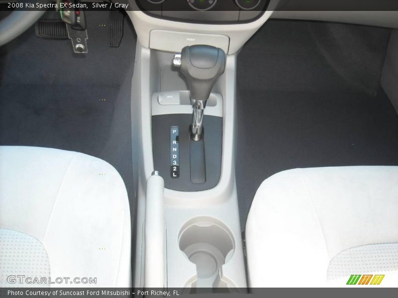 Silver / Gray 2008 Kia Spectra EX Sedan