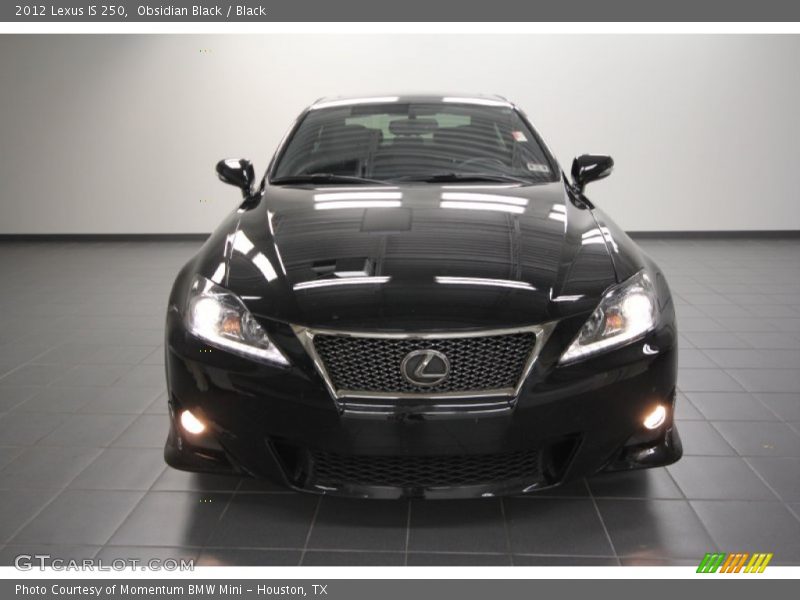 Obsidian Black / Black 2012 Lexus IS 250