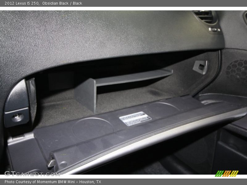 Obsidian Black / Black 2012 Lexus IS 250