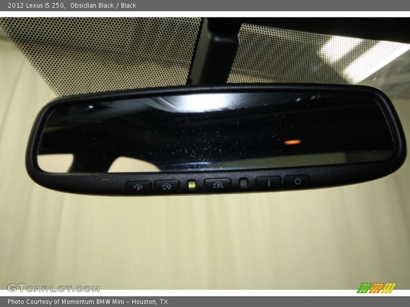 Obsidian Black / Black 2012 Lexus IS 250