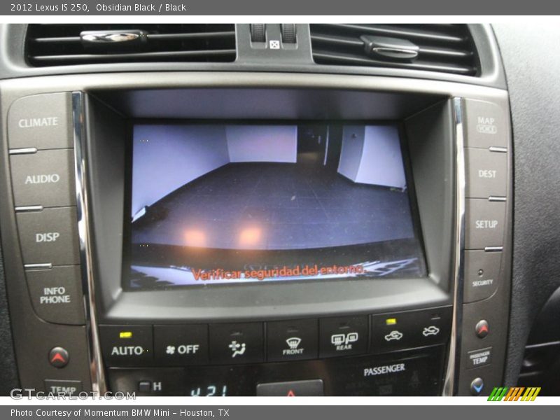 Obsidian Black / Black 2012 Lexus IS 250