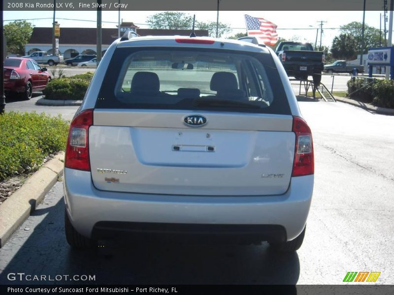 Fine Silver / Gray 2008 Kia Rondo LX V6