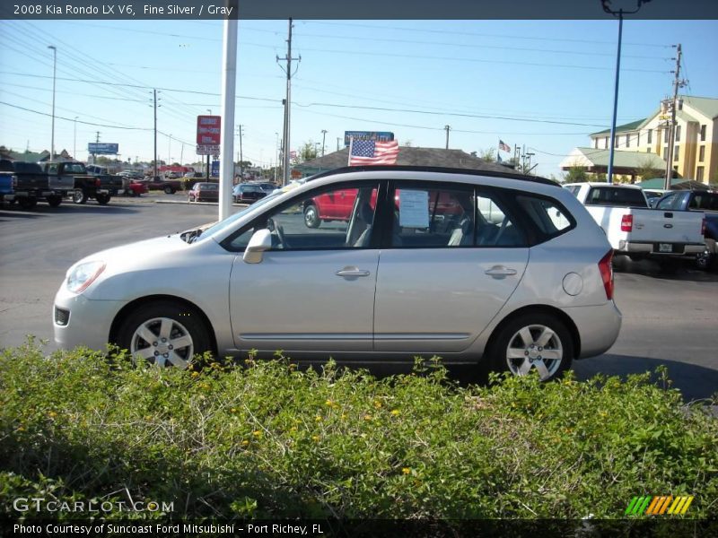 Fine Silver / Gray 2008 Kia Rondo LX V6
