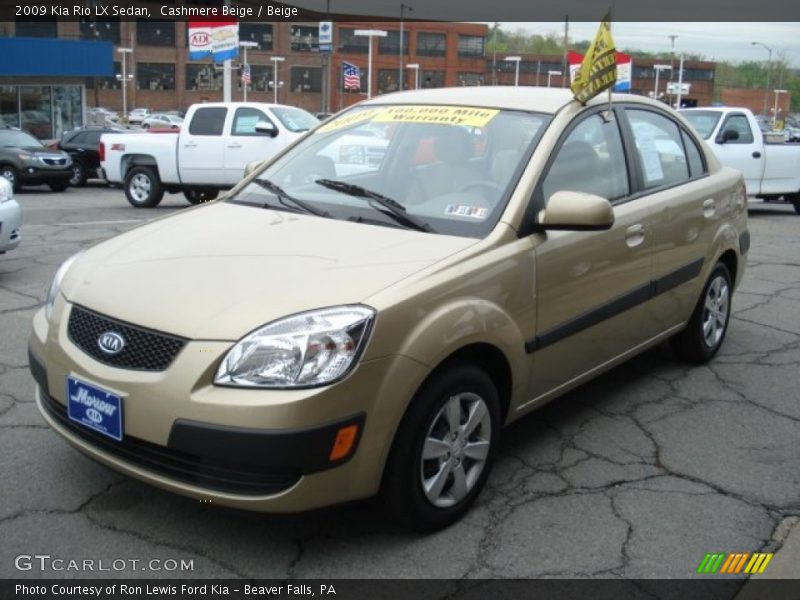 Cashmere Beige / Beige 2009 Kia Rio LX Sedan