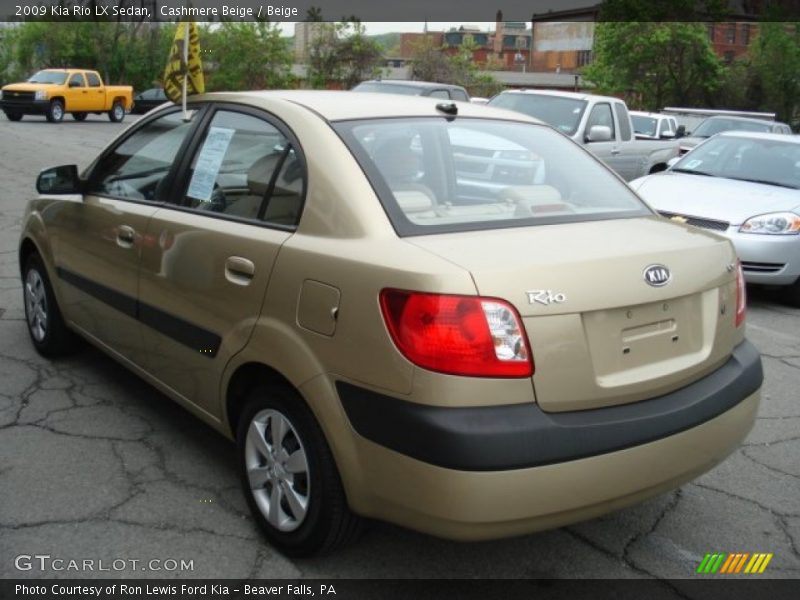 Cashmere Beige / Beige 2009 Kia Rio LX Sedan
